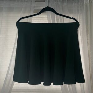 Chic Green Skater Skirt
